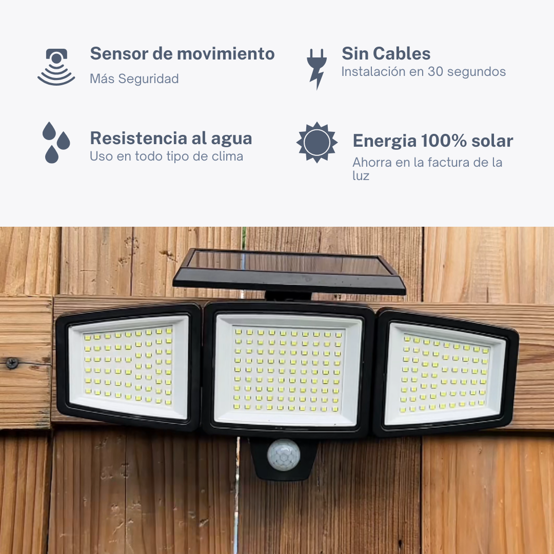 LUZ SOLAR EXTERIOR